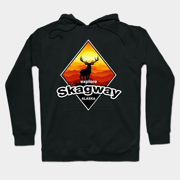 Skagway, Alaska Hoodie by dejava